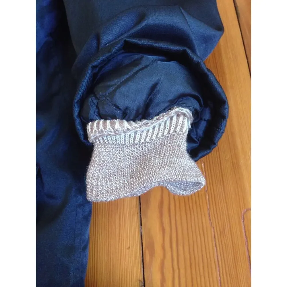 Vintage Rockland USA Union Made Navy Cop Police Quilt Lined M Reg Mens